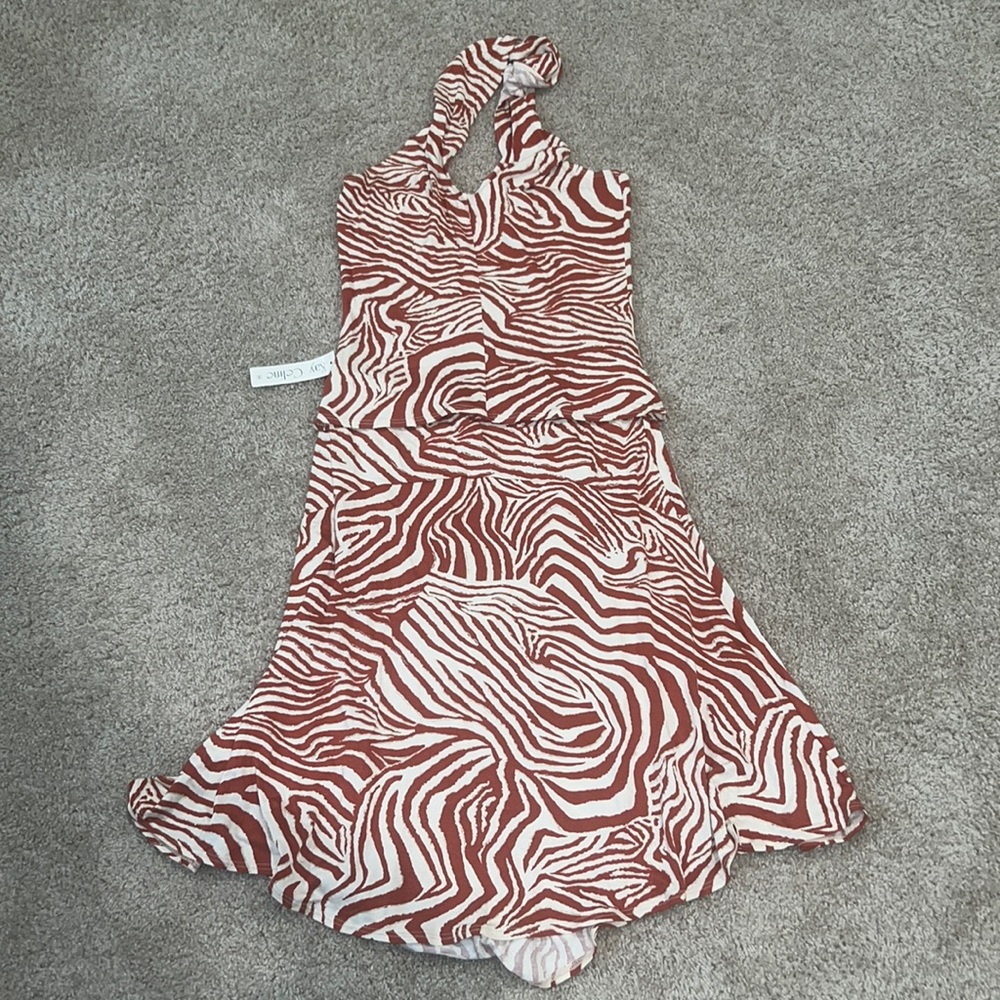 Zebra print two piece!